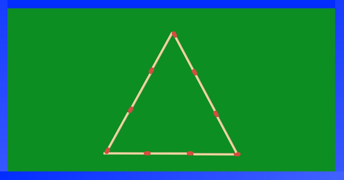 triangle matchstick puzzl question